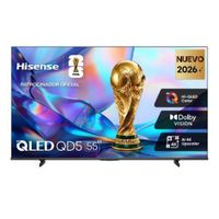 Smart TV Hisense 55"", 4K UHD, QLED, sistema VIDAA integrado, 55QD5SV, 2026