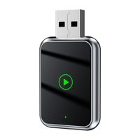 Adaptador inalámbrico LAESD Q1J, CarPlay y Android Auto, WiFi 6, Bluetooth, USB, Plug & Play, negro