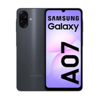Celular Samsung Galaxy A07 4G, 64GB, 4GB RAM, cámara trasera 50MP y frontal 8MP, 6.7"", negro
