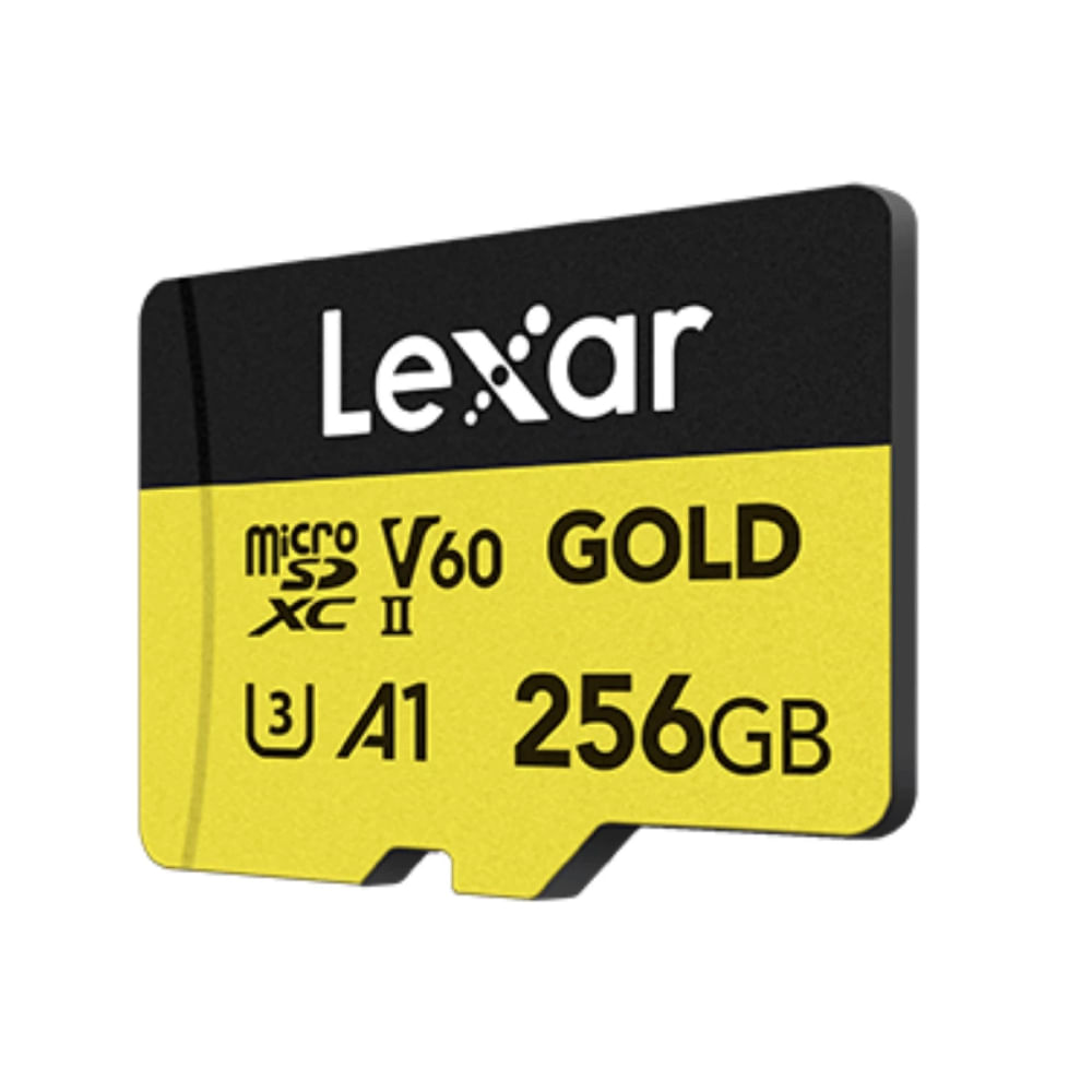Imagen 2 del producto Memoria microSDXC Lexar Professional Gold 256GB, UHS-II, 280 MB/s, 180 MB/s