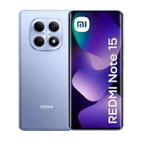 Celular Xiaomi Redmi Note 15, 4G 128GB, 6GB RAM, cámara trasera 108MP y frontal 20MP, 6.77"", morado