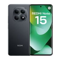 Celular Xiaomi Redmi Note 15 4G 128GB, 6GB RAM, cámara trasera 108MP y frontal 20MP, 6.77"", negro