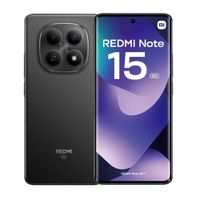 Celular Xiaomi Redmi Note 15 5G 256GB, 8GB RAM, cámara trasera 108MP y frontal 20MP, 6.77"", negro