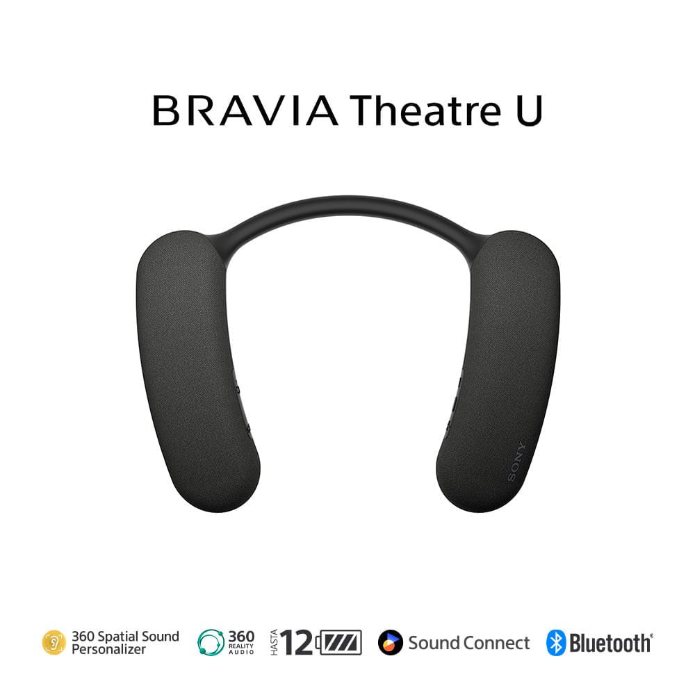 Imagen 2 del producto Altavoz inalámbrico para cuello Sony BRAVIA Theatre U HT-AN7, Bluetooth 5.2, 360 Reality Audio, IPX4, negro