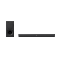 Barra de sonido Sony HT-S400, 330W RMS, 2.1 canales, subwoofer inalámbrico, Bluetooth 5.0, HDMI eARC, negro
