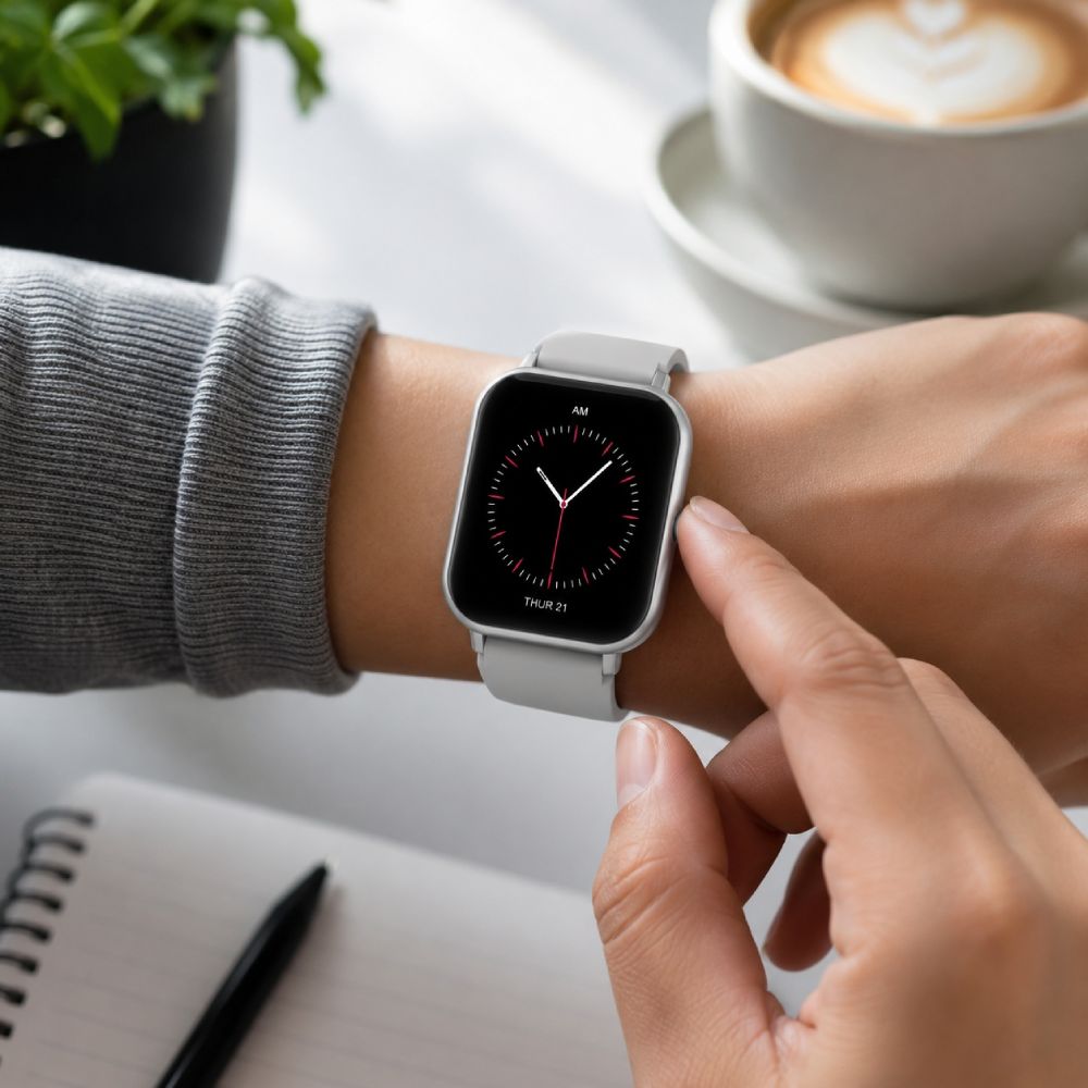 Imagen 2 del producto Smartwatch Colmi C8 Max 1.93"" IPS, llamadas Bluetooth, IP68, batería 5 a 7 días, plateado