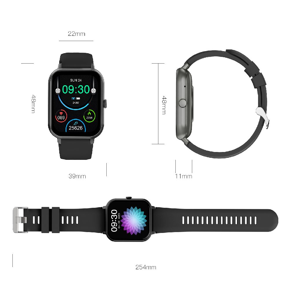 Imagen 2 del producto Smartwatch Colmi P20 Plus 1.83"" TFT, llamadas Bluetooth, IP67, batería 5 a 7 días, negro