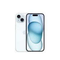 Celular Apple iPhone 15 eSIM 128GB, 6GB RAM, cámara trasera 48MP, frontal 12MP, pantalla 6.1 pulgadas, Blue