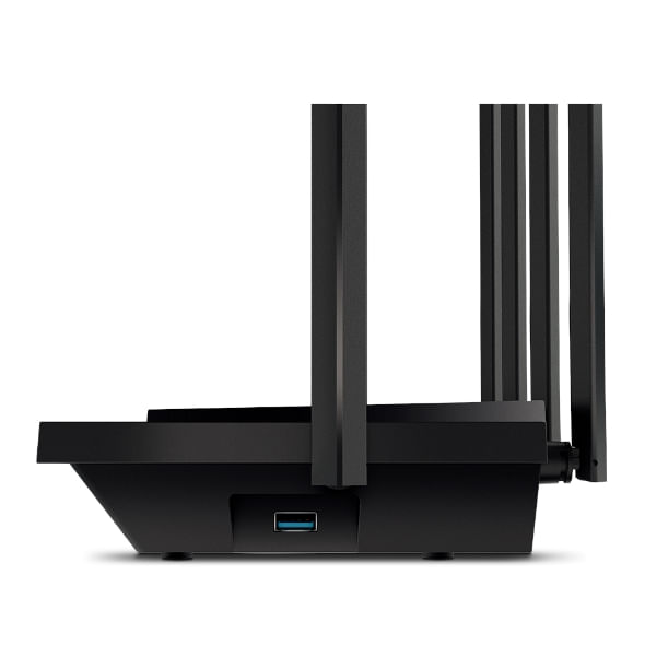 Imagen 2 del producto Router TP-Link AX5400 Archer AX72 Wi-Fi 6, doble banda, 5400Mbps, 2.4GHz y 5GHz, 6 antenas, 4 puertos Ethernet, negro