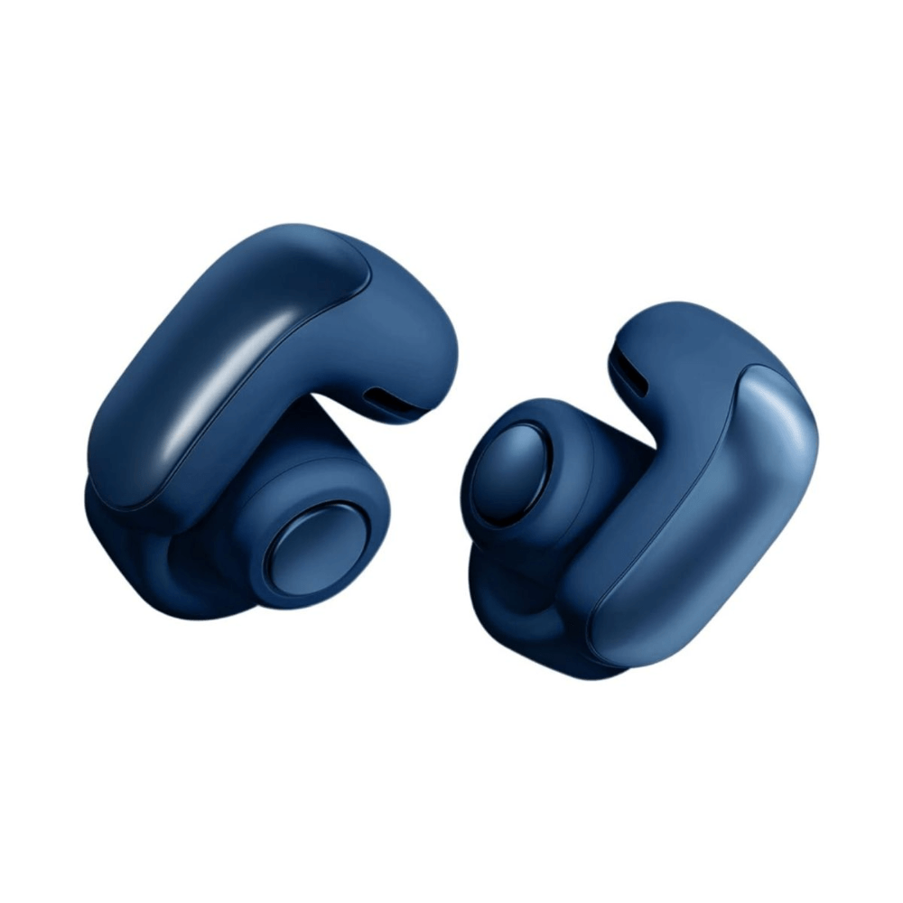 Imagen 2 del producto Audífonos Bluetooth True Wireless Bose Ultra Open Earbuds, resistente al agua IPX4, duración máx. 27h con estuche de carga, azul Serena Lunar