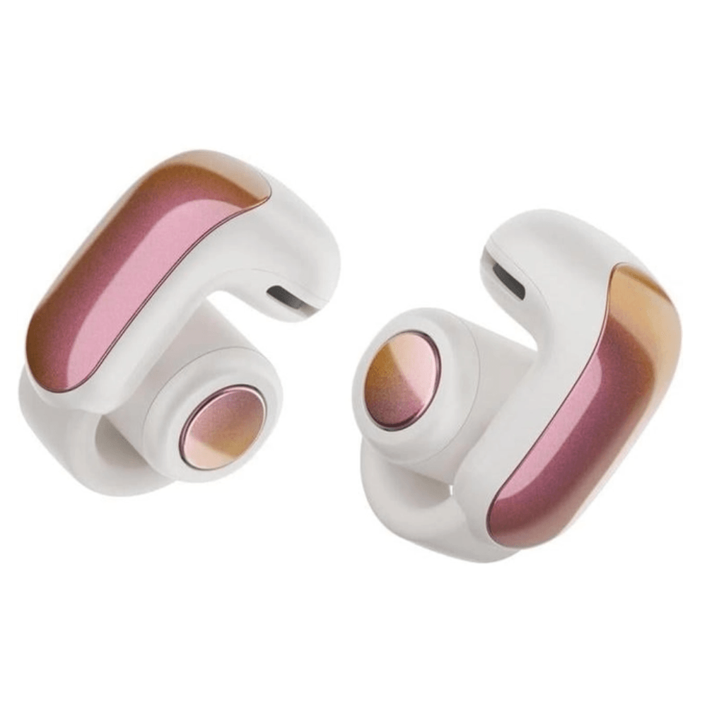 Imagen 2 del producto Audífonos Bluetooth True Wireless Bose Ultra Open Earbuds, resistente al agua IPX4, duración máx. 27h con estuche de carga, Sunset Iridescent