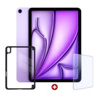 Ipad Air 11"" M4, 128GB, 12GB RAM, cámara principal 12MP y frontal 12MP, Chip M4, purple + Case + Mica