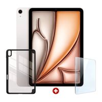 Ipad Air 11"" M4, 128GB, 12GB RAM, cámara principal 12MP y frontal 12MP,  Chip M4, starlight + Case + Mica