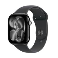 Smartwatch Apple Series 11 GPS 46mm, pantalla OLED, GPS, resistente al agua 5ATM, batería hasta 18h, Jet Black