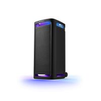 Parlante Bluetooth Sony ULT TOWER 9AC 153W, resistente a salpicaduras, karaoke, iluminación 360°, corriente, negro