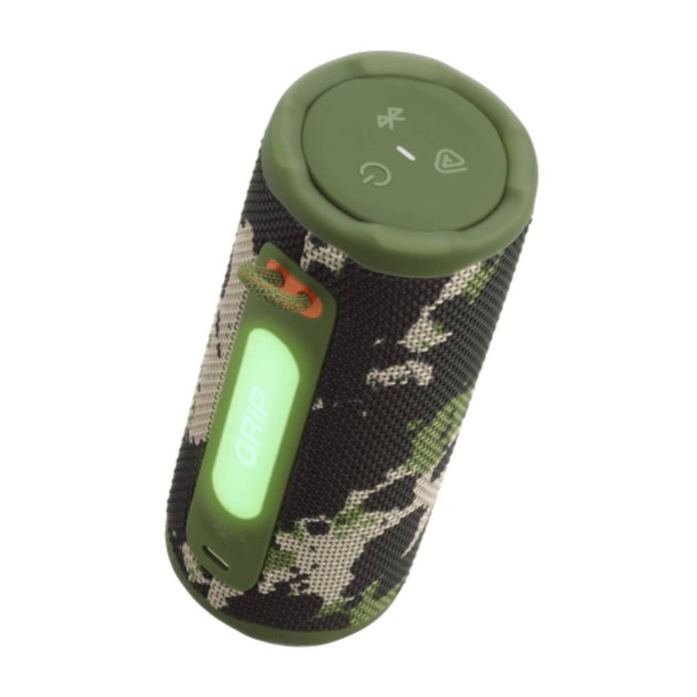 Imagen 2 del producto Parlante Bluetooth JBL Grip 16W RMS, resistente al agua IP68, hasta 14 horas de reproducción, camuflado