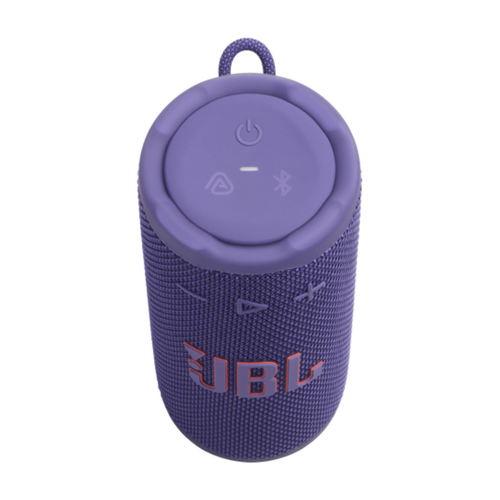 Imagen 2 del producto Parlante Bluetooth JBL Grip 16W RMS, resistente al agua IP68, hasta 14 horas de reproducción, púrpura