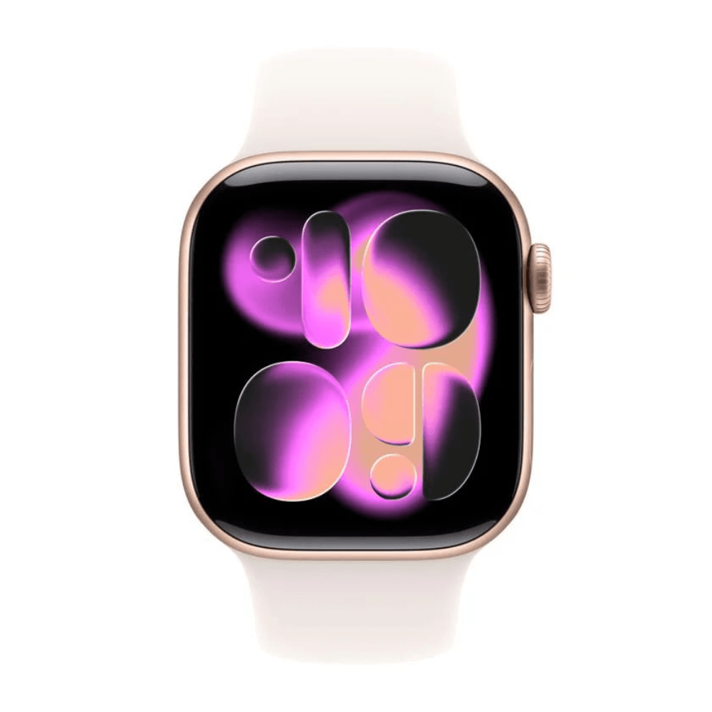 Imagen 2 del producto Smartwatch Apple Watch Series 11 GPS 42mm, pantalla Retina OLED LTPO3, resistente al agua 50m, batería hasta 24h, correa Light Blush S-M, Rose Gold