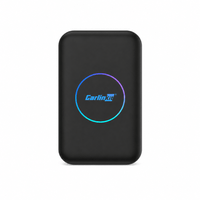 AI Box Carlinkit Lite S 4GB/32GB con CarPlay inalámbrico, Wi-Fi dual band, mini HDMI, USB-C, streaming, negro