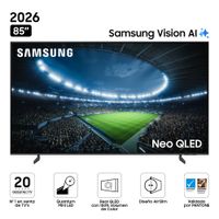 Smart TV Samsung 85'', 4K Ultra HD, QLED, sistema Tizen integrado, QN85QN70HAGXPE, 2026
