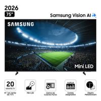 Smart TV Samsung 75"", 4K, MiniLED M70H, sistema Tizen integrado, UN75M70HAGXPE, 2026