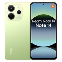 Celular Xiaomi Redmi Note 14 256GB, 8GB RAM, cámara trasera 108MP, frontal 20MP, 6.67"", verde limón