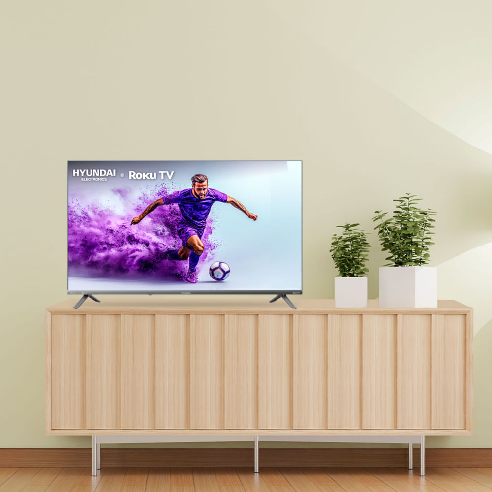 Imagen 2 del producto Smart TV Hyundai 40"", Full HD, QLED, sistema Roku integrado, HYLED4028QR, 2026