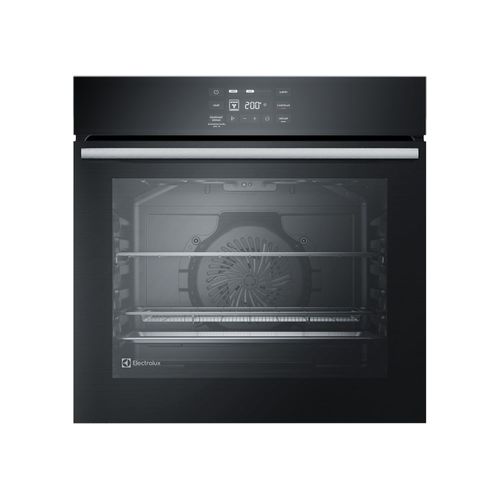 Horno empotrable eléctrico Electrolux OE8EA 80L, panel digital, AirFry, convección, negro