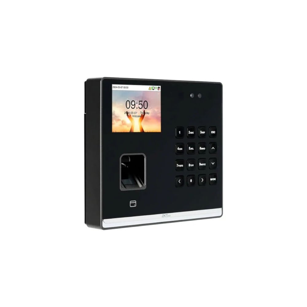 Imagen 2 del producto Control de asistencia ZKTeco SenseFace M2F-LR, rostro, huella, tarjeta, LCD 2.8"", montaje pared