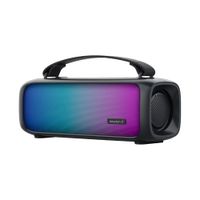 Parlante soundbar Gamer MGBOOM Master-G Bluetooth 5.1, TWS, luces RGB, USB, MicroSD, AUX, radio FM, negro