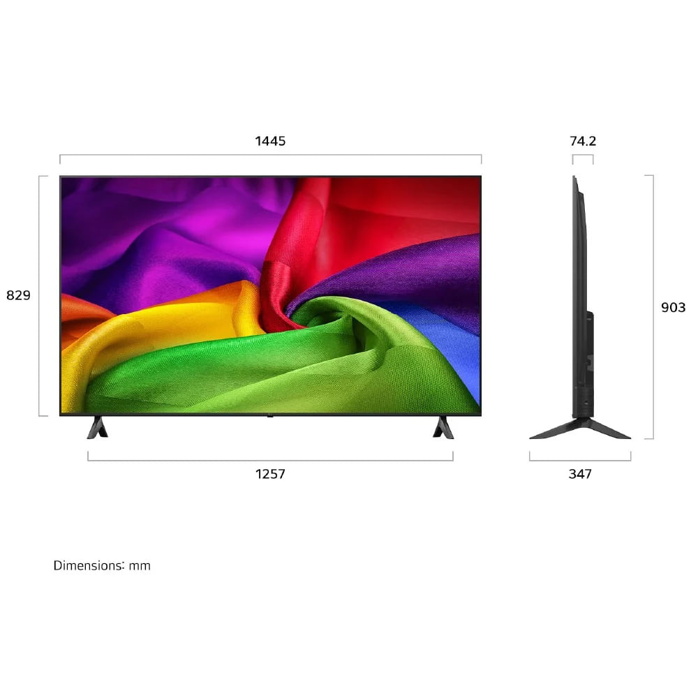 Imagen 2 del producto Smart TV LG 65"", 4K Ultra HD, NanoCell, sistema WebOS integrado, 65NU800BPSB, 2026
