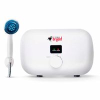 Rapiducha One Bryant, 4500W, ducha cromada, 4 temperaturas regulables, blanco