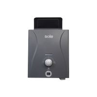 Calentador instantáneo Sole 3120SOLEGASE05V3C, 5.5 L/min, GLP, 11KW, control total, 6 sistemas de seguridad, gris oscuro