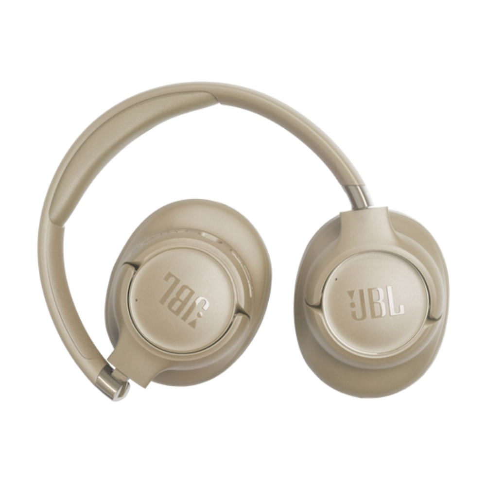 Imagen 2 del producto Audífonos Bluetooth JBL Tune 780NC Over-Ear, cancelación de ruido, Hi-Res Audio, Spatial Sound, hasta 76 horas, Beige