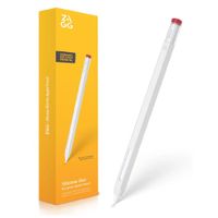 Funda de silicona Zagg Pencil Silicone Skin para Apple Pencil, diseño ergonómico, protección contra desgaste, blanco