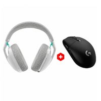 Combo: Audífonos gamer Logitech G321, blanco + mouse gamer Logitech G305 Lightspeed Wireless