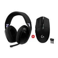 Combo: Audífonos gamer Logitech G321, negro + mouse gamer Logitech G305 Lightspeed Wireless