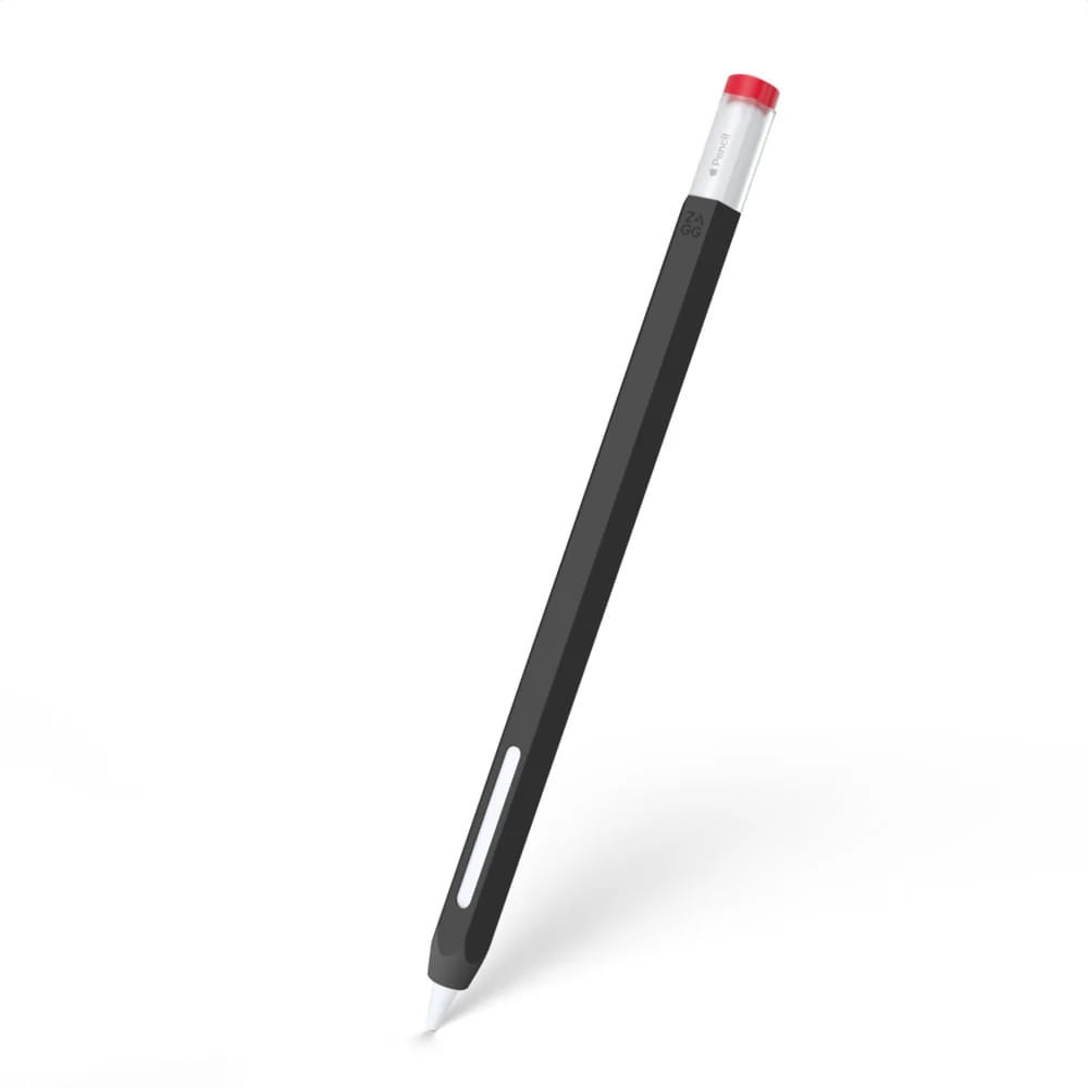 Imagen 2 del producto Funda de silicona Zagg Pencil Silicone Skin para Apple Pencil, diseño ergonómico, protección contra desgaste, negro