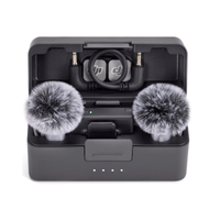 Micrófono inalámbrico DJI Mic Mini 2, 2 TX + 1 RX, estuche de carga, negro