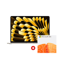 MacBook Air 13"" (2026) Chip M5, 512GB SSD, 16GB RAM, macOS, teclado inglés, starlight + Microsoft Office 365