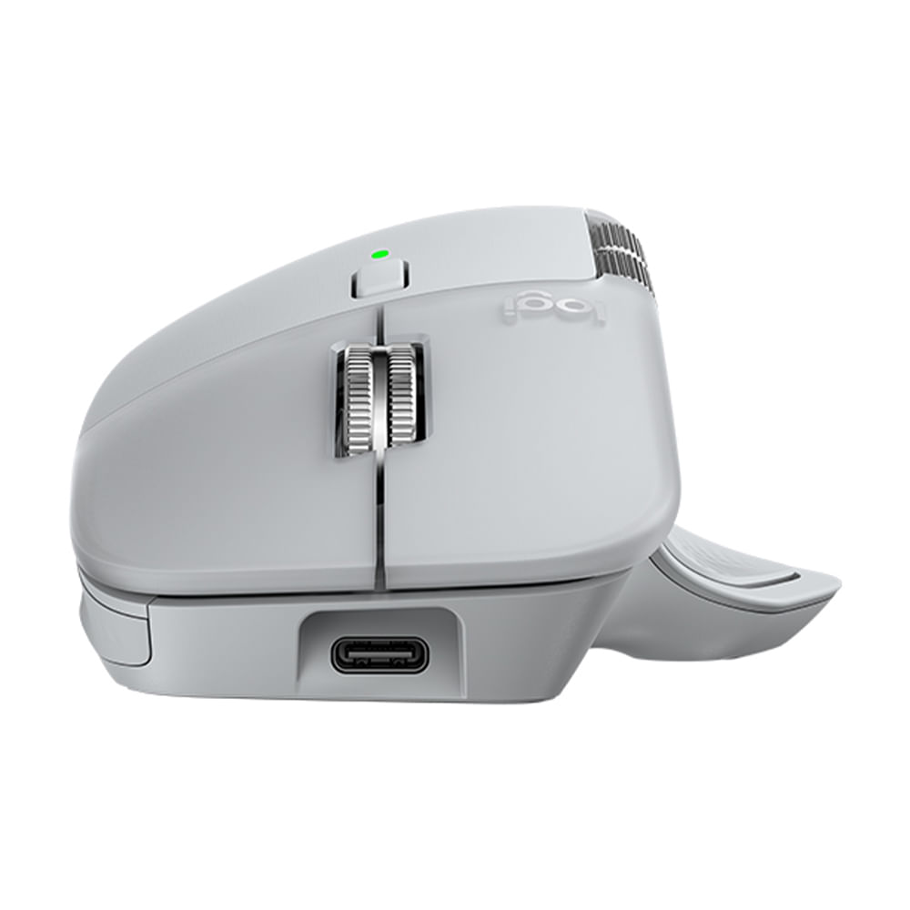 Imagen 2 del producto Mouse inalámbrico Logitech MX Master 4 Bluetooth, 8000 DPI, 8 botones, MagSpeed, Actions Ring, hasta 70 días, blanco