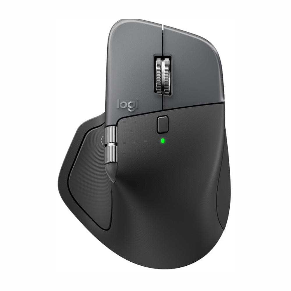 Imagen 2 del producto Combo Logitech: Mouse inalámbrico MX Master 4 Bluetooth, 8000 DPI, 8 botones, grafito + Teclado inalámbrico MX Keys S Bluetooth, membrana, negro