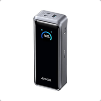 Batería externa Anker Prime A110A, 26250mAh, 300W, usb-c 140W, 3 puertos, pantalla inteligente, negro