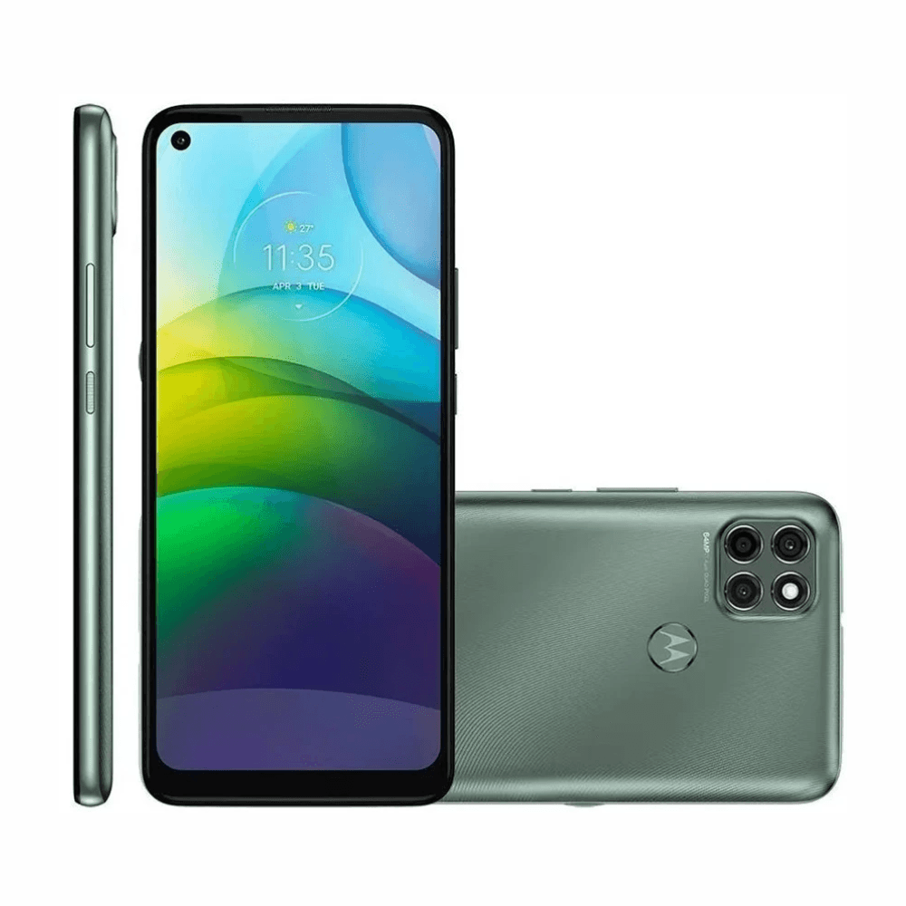 Imagen 2 del producto Motorola Moto G9 Power 128GB, 4GB ram, cámara principal 16 MP, frontal 64 MP+2 MP+2 MP, 6.8, verde granito