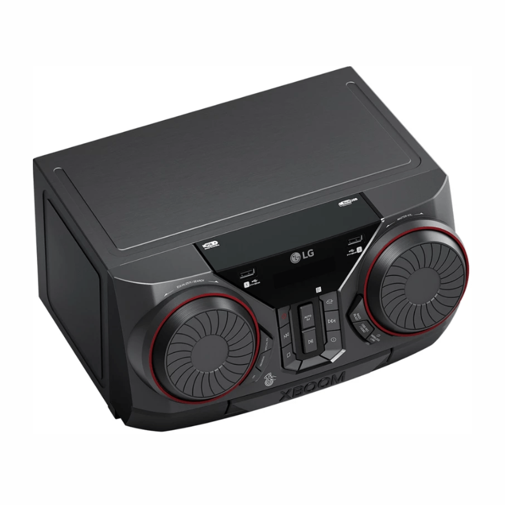 Imagen 2 del producto Minicomponente LG XBOOM CK43N Bluetooth, USB, Radio FM, control remoto, 300W RMS, negro