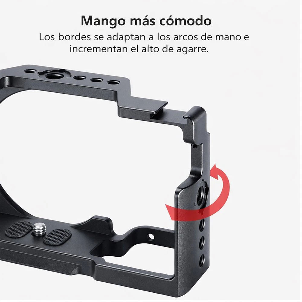 Imagen 2 del producto Jaula Ulanzi para cámara Sony A6400, montaje de múltiples accesorios, negro