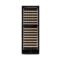 Cava de vinos S-Collection, 188 botellas, 450L, doble zona, compresor, 14 estantes, triple vidrio templado