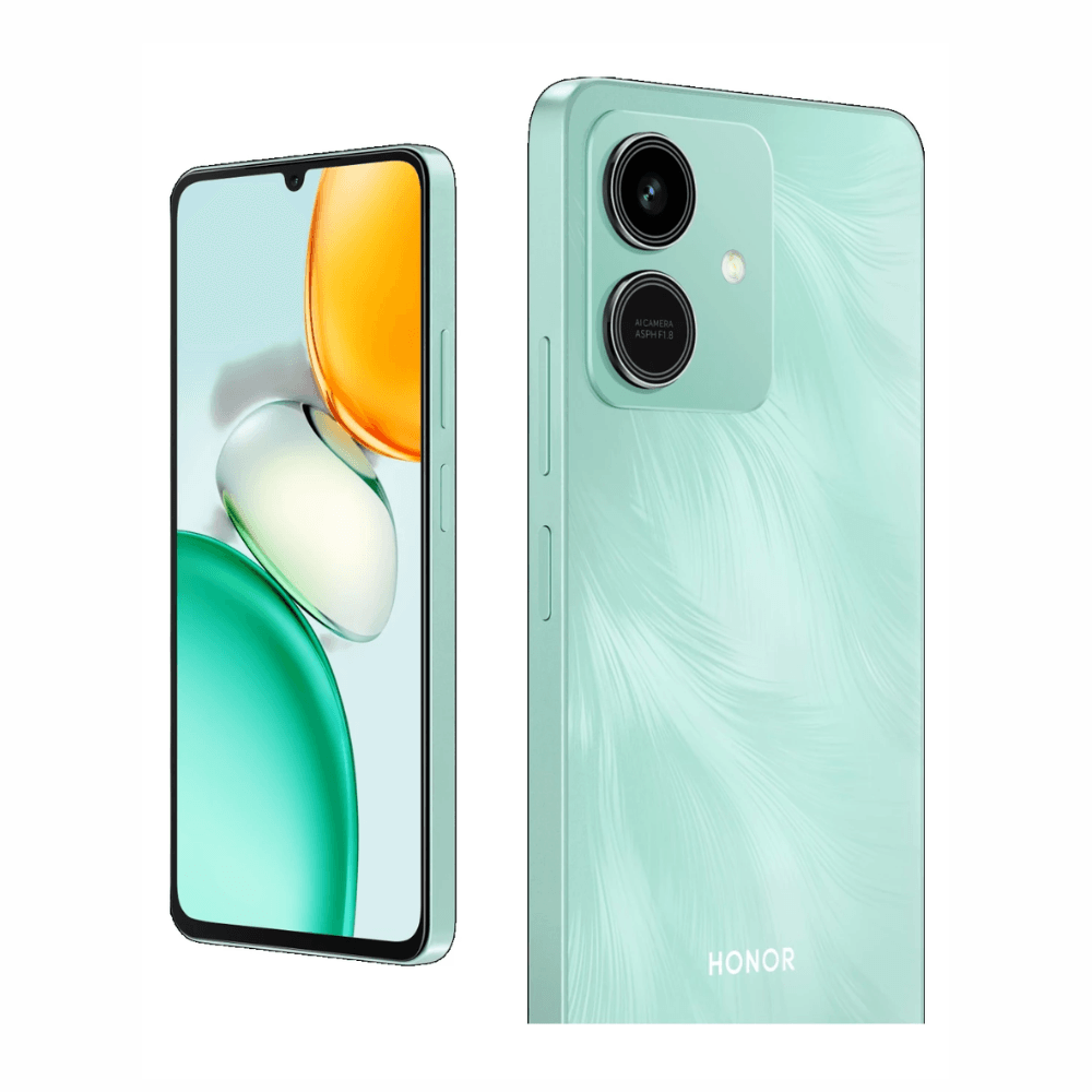 Imagen 2 del producto Celular Honor Play 10 4G 128GB, 4GB RAM, cámara 13MP, frontal 5MP, pantalla 6.74"", 5000 mAh, Helio G81, USB Tipo-C, cian