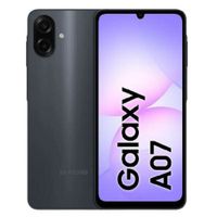 Celular Samsung Galaxy A07 128GB, 4GB RAM, cámara trasera 50MP, frontal 8MP, pantalla 6.7"", negro