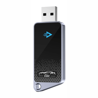 Adaptador inalámbrico K82 para CarPlay y Android Auto de fábrica, WiFi dual band, Bluetooth 5.2, Plug & Play, USB Tipo-C, negro